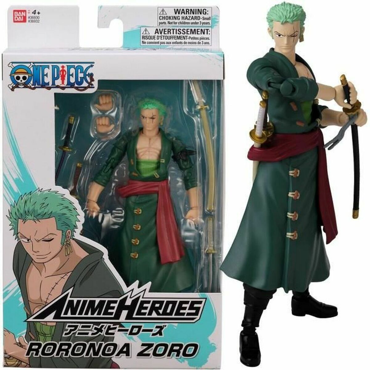 Figura de Acción One Piece – Roronoa Zoro 17 cm