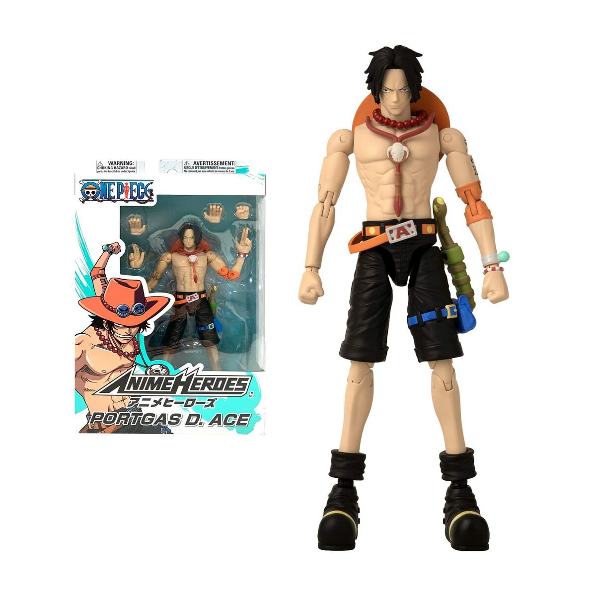 Figura Anime Heroes One Piece: Portgas D. Ace 17 cm