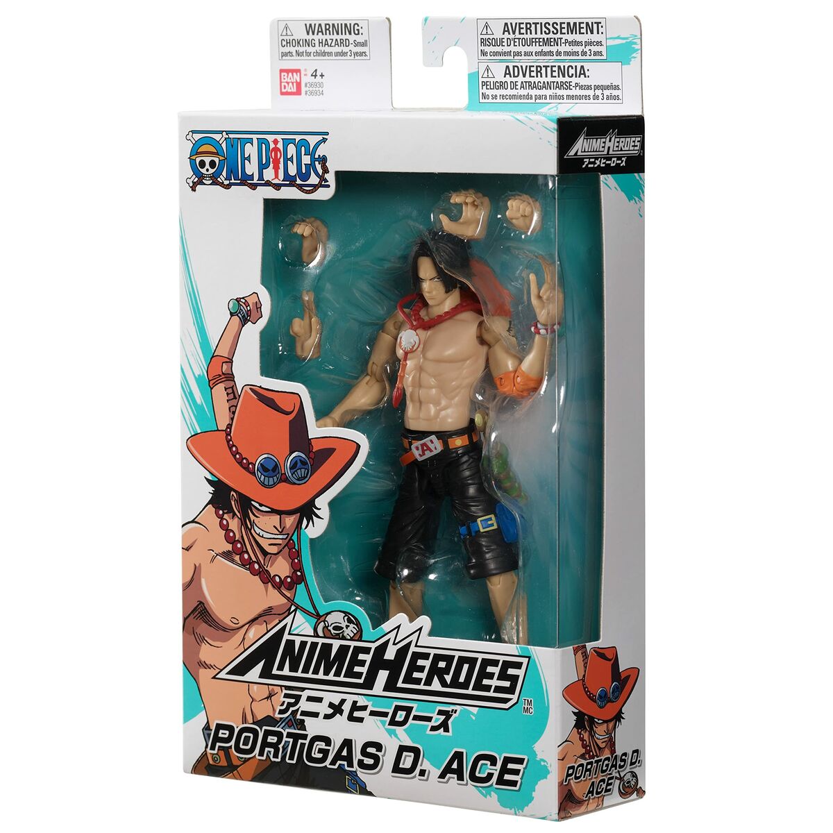 Figura Anime Heroes One Piece: Portgas D. Ace 17 cm