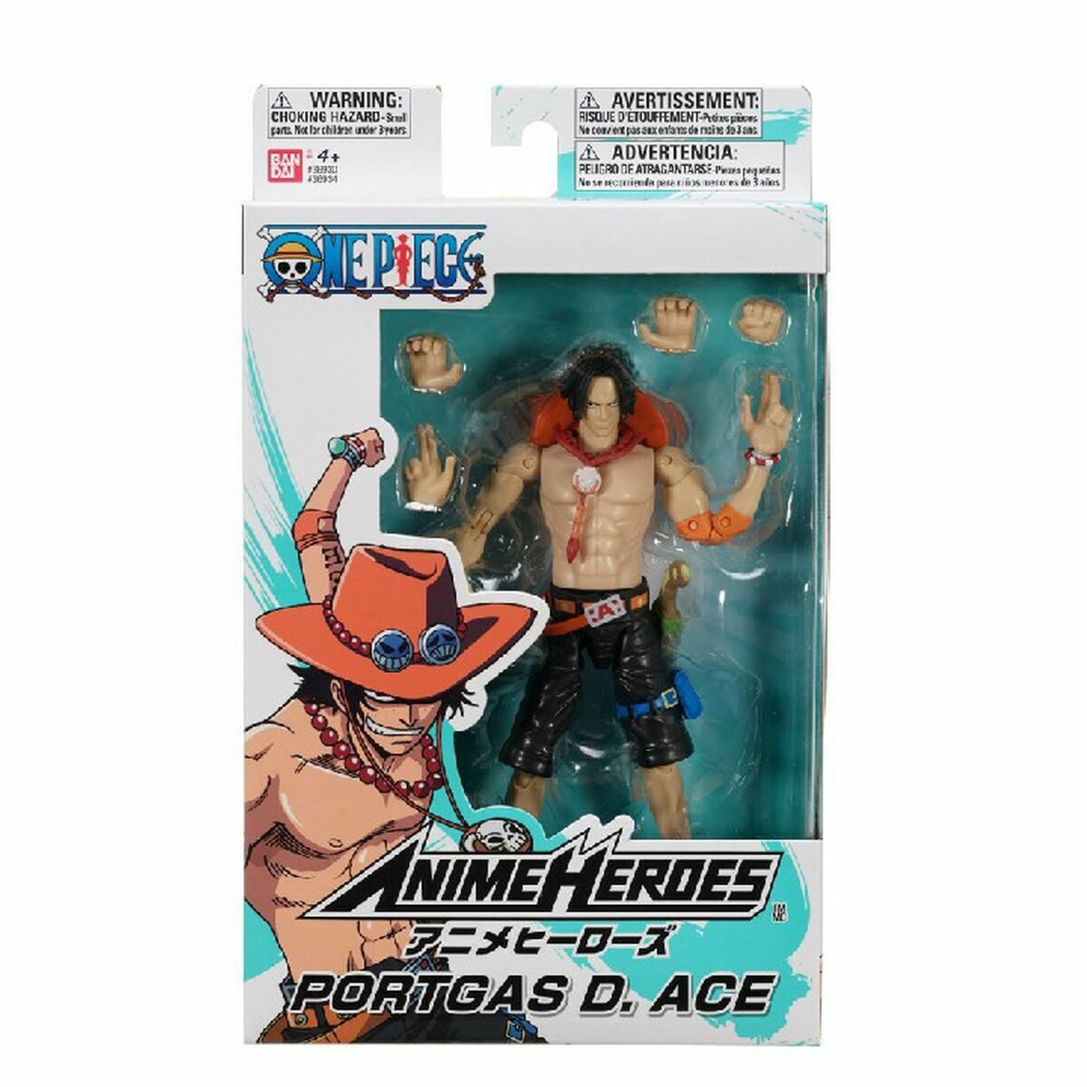 Figura Anime Heroes One Piece: Portgas D. Ace 17 cm