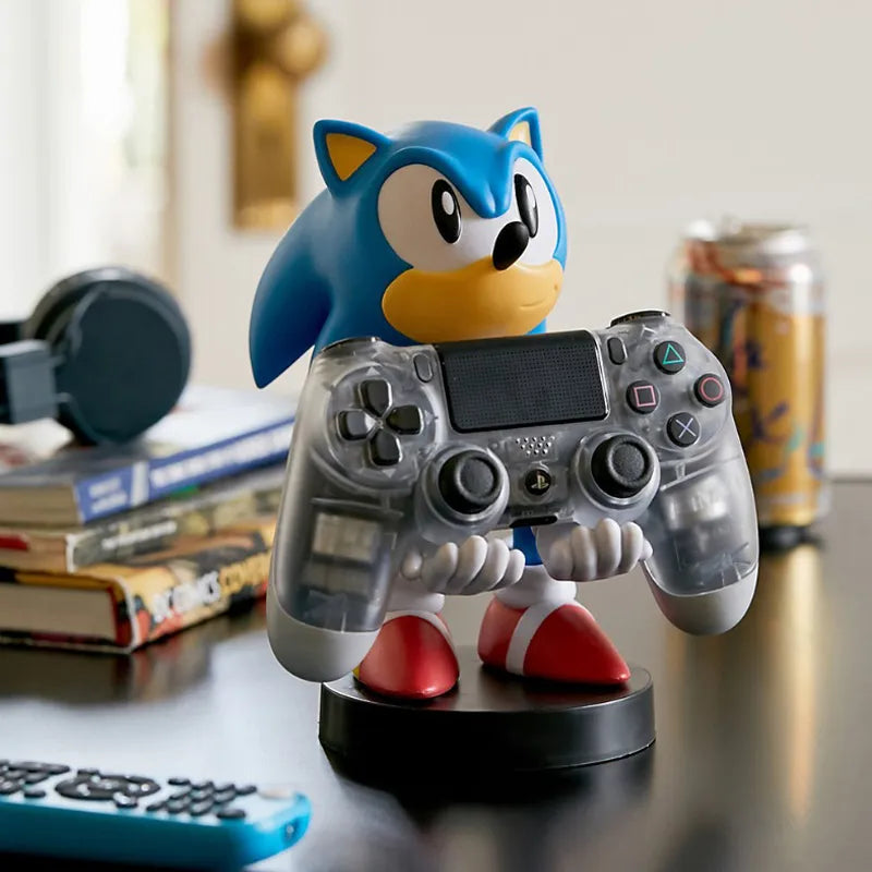 Figura Sonic - Soporte para Móvil y Mando de Juego
