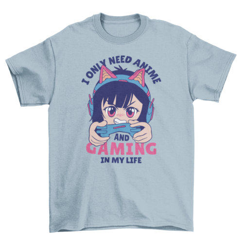 Camiseta Anime & Gaming - Senkai Store