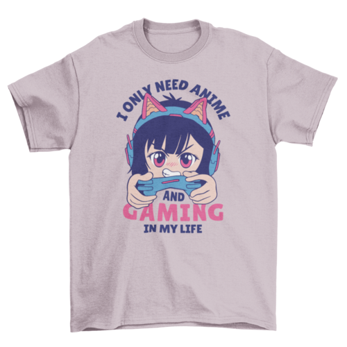 Camiseta Anime & Gaming - Senkai Store