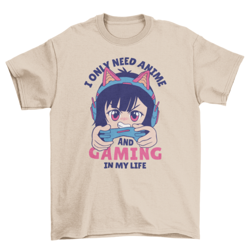 Camiseta Anime & Gaming - Senkai Store