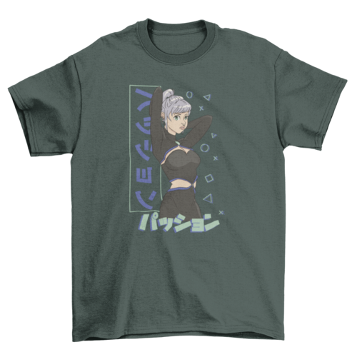 Gaming anime girl