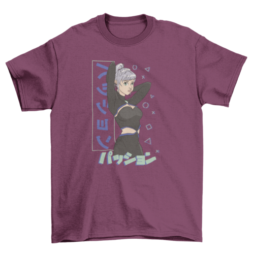 Gaming anime girl