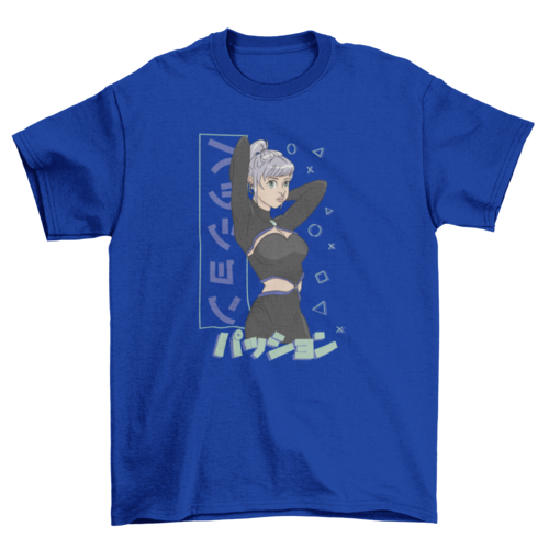 Gaming anime girl