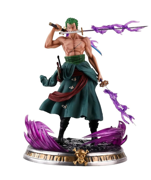 Figura Anime One Piece: Roronoa Zoro - Base Negra